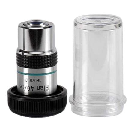 Amscope 40X (Spring) Plan Achromatic Microscope Objective PA40X-YX